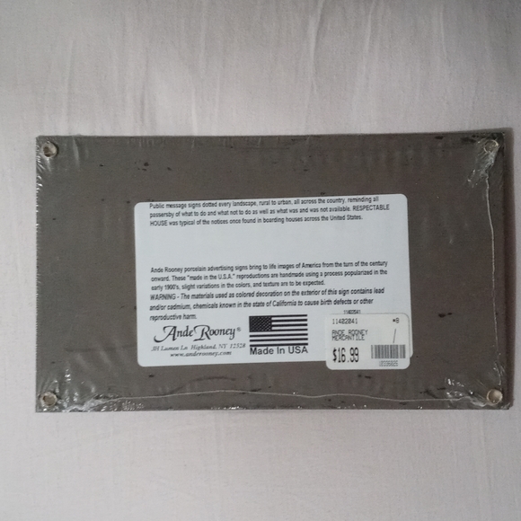 Metal sign - Picture 2 of 3